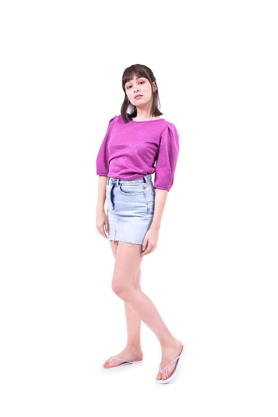 Sandália Rasteira Petite Jolie Classic Bege